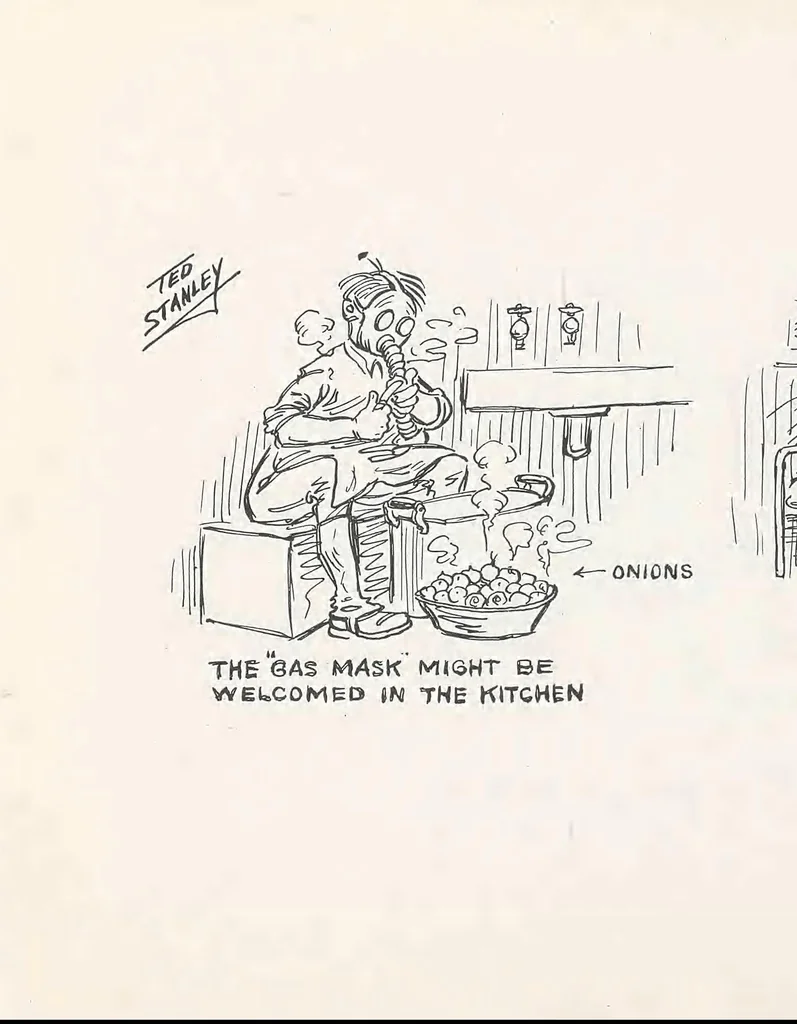 An illustration from Perils of a private : sketches of camp life, 1918, leaf 44