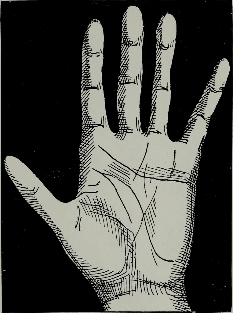 An illustration from Perin's science of palmistry; a complete and authentic treatise, 1902, leaf 238