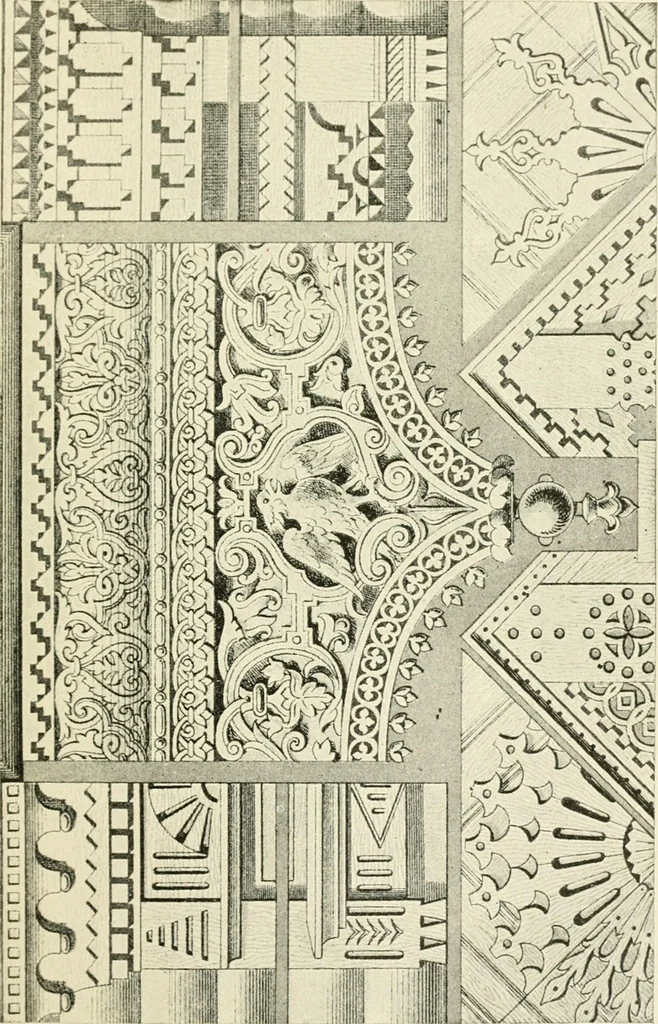 An illustration from Period decoration, 1901, leaf 102