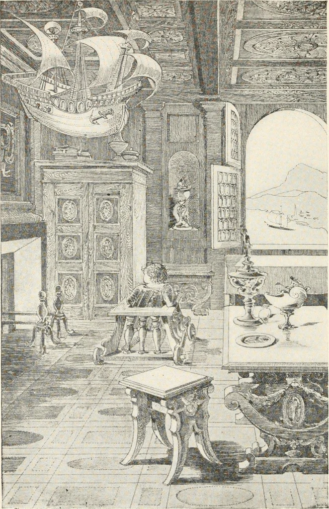 An illustration from Period decoration, 1901, leaf 107