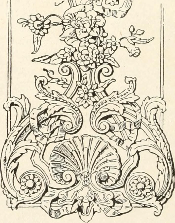 An illustration from Period decoration, 1901, leaf 139
