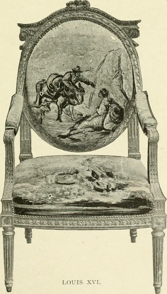 An illustration from Period decoration, 1901, leaf 140