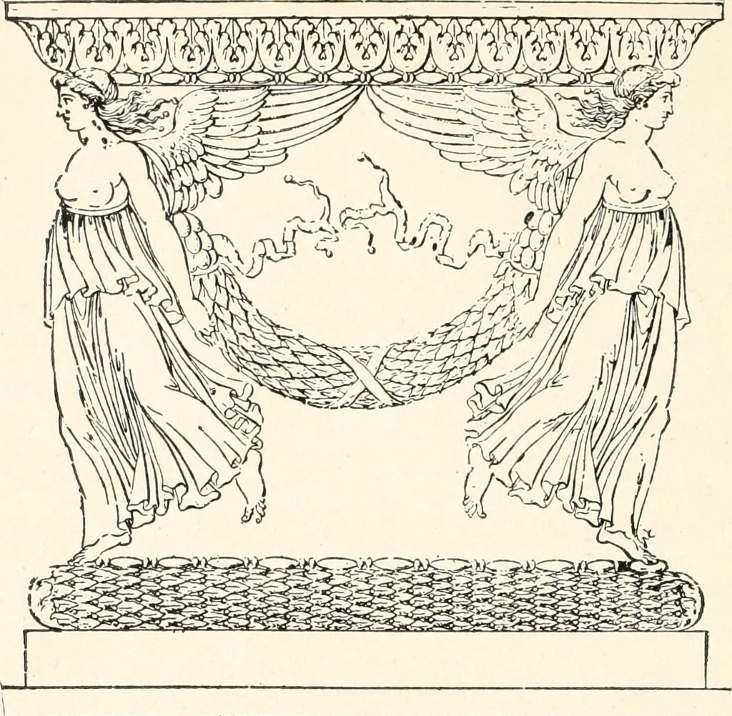An illustration from Period decoration, 1901, leaf 151