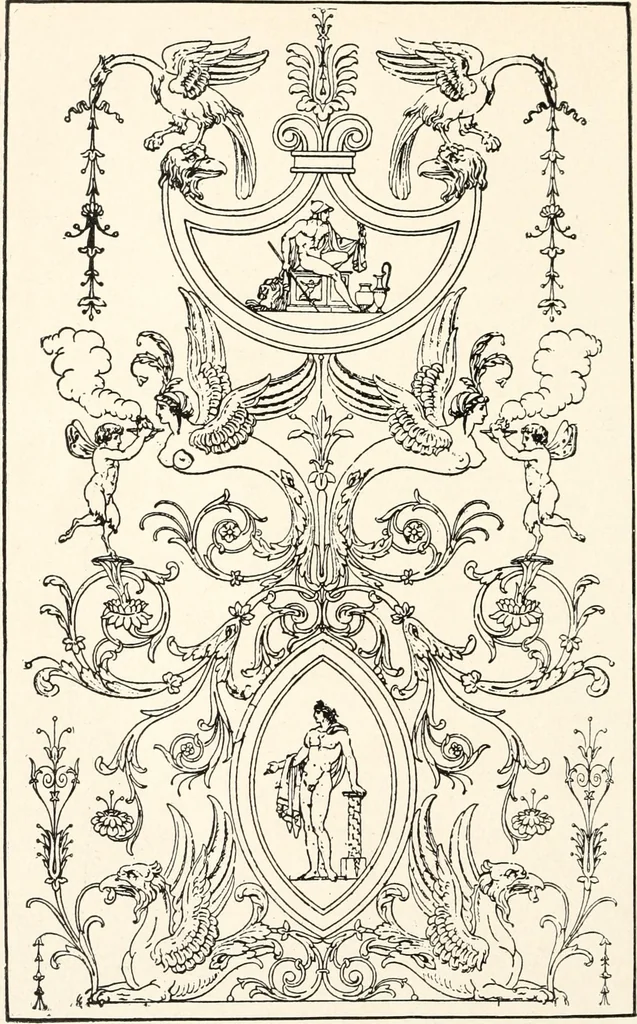 An illustration from Period decoration, 1901, leaf 153