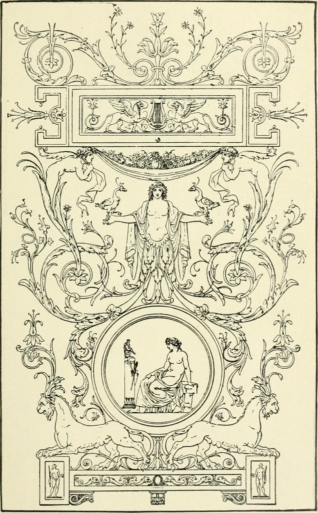 An illustration from Period decoration, 1901, leaf 154