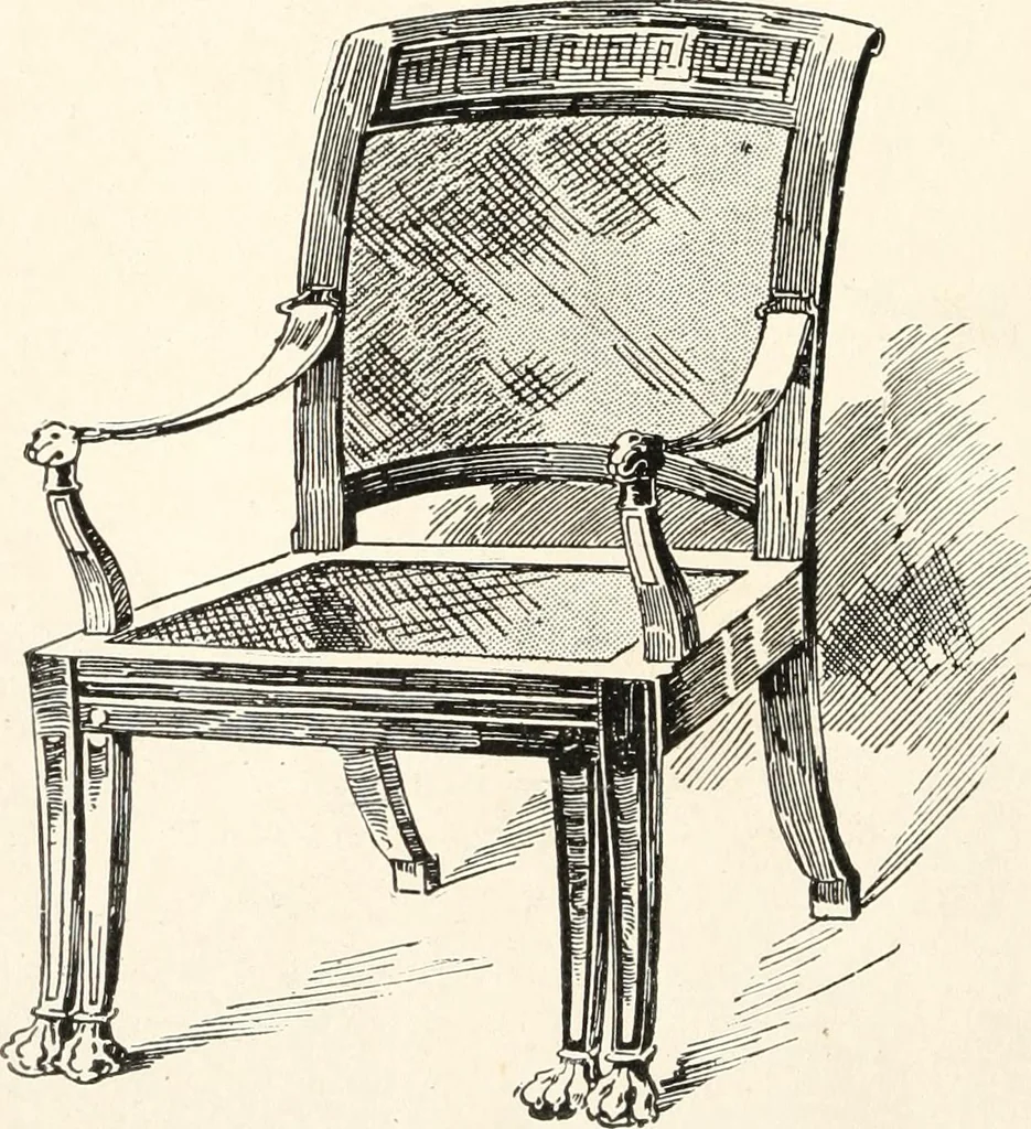 An illustration from Period decoration, 1901, leaf 155