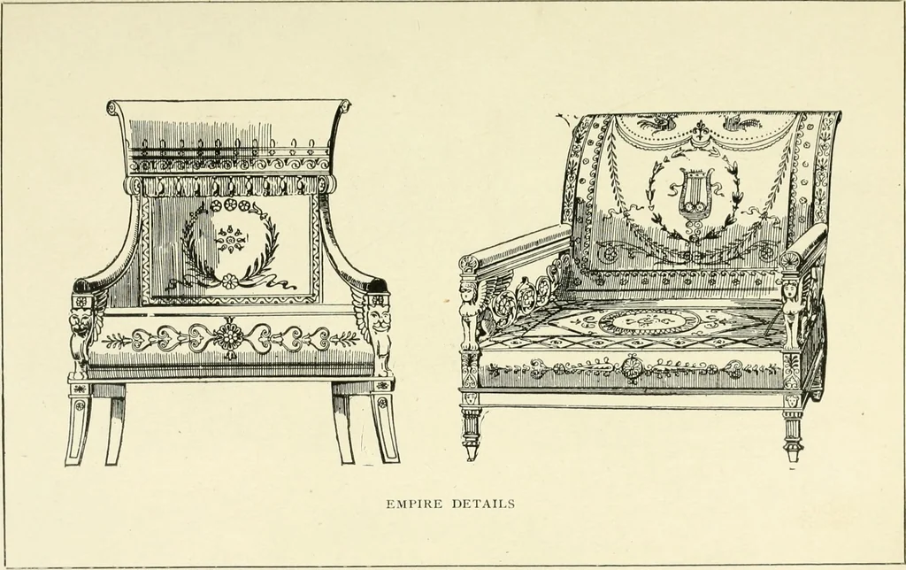 An illustration from Period decoration, 1901, leaf 156