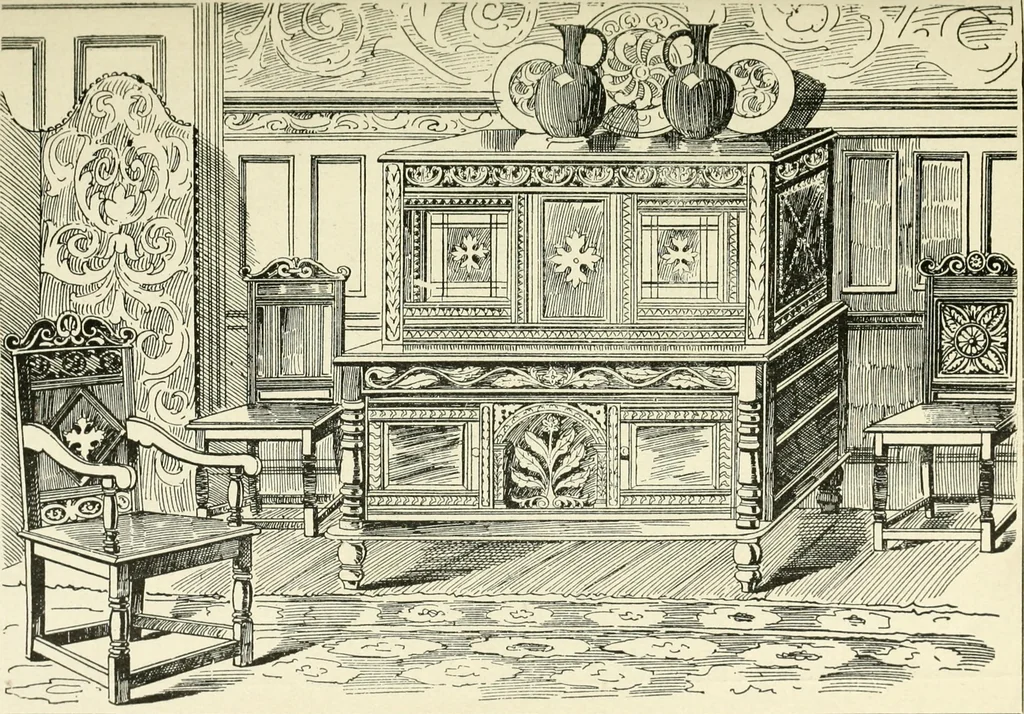 An illustration from Period decoration, 1901, leaf 166