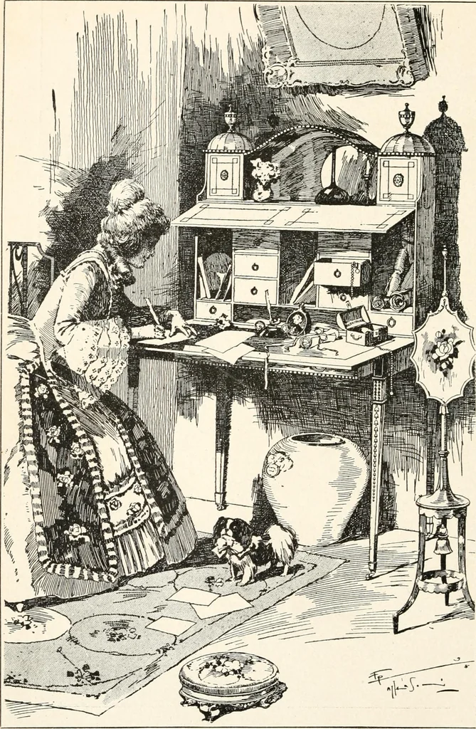 An illustration from Period decoration, 1901, leaf 171