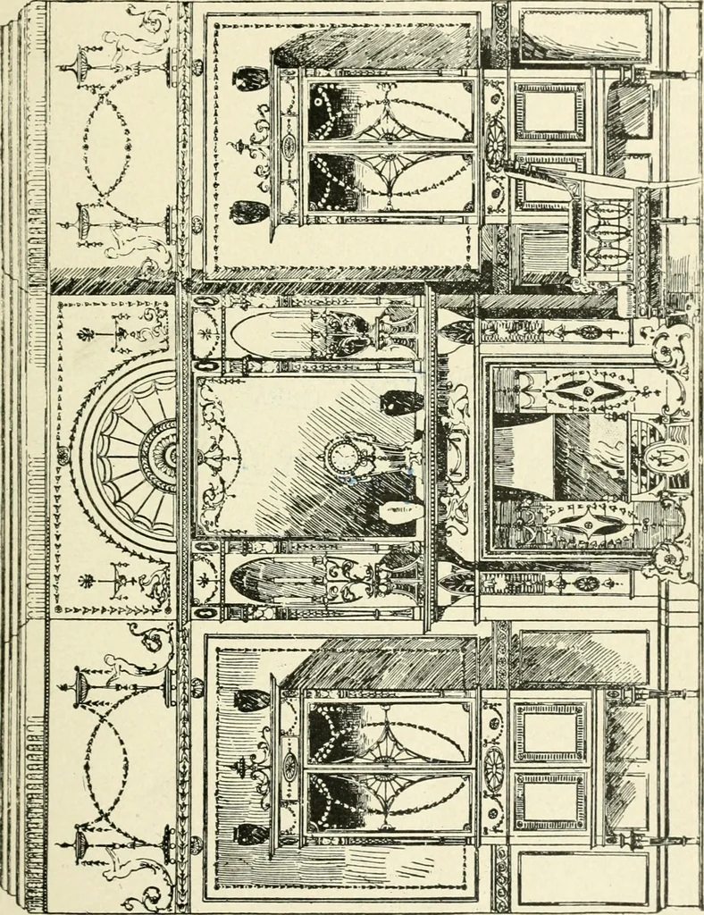 An illustration from Period decoration, 1901, leaf 178