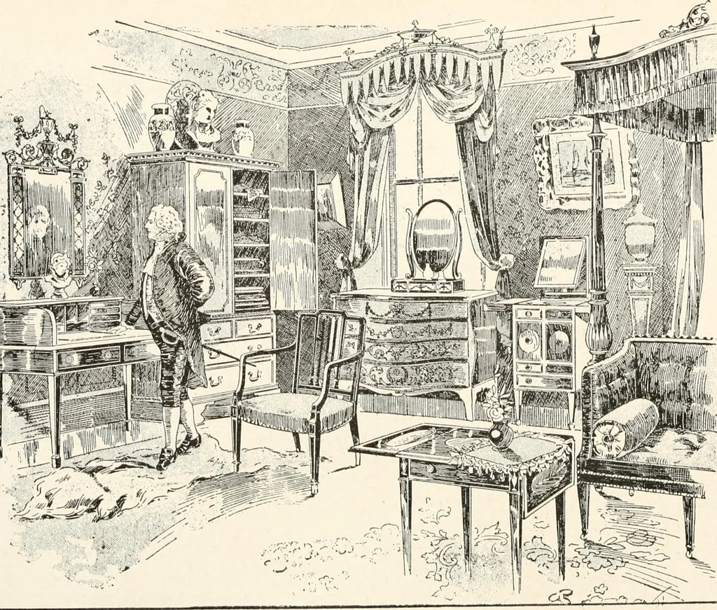 An illustration from Period decoration, 1901, leaf 181