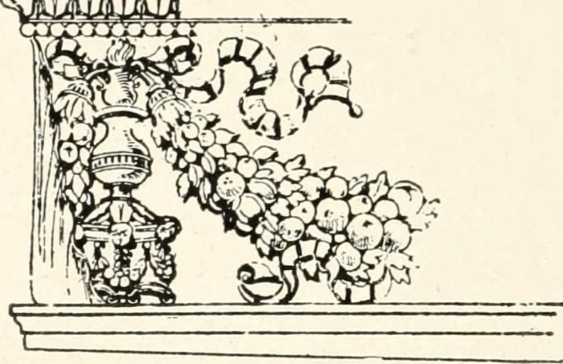 An illustration from Period decoration, 1901, leaf 223