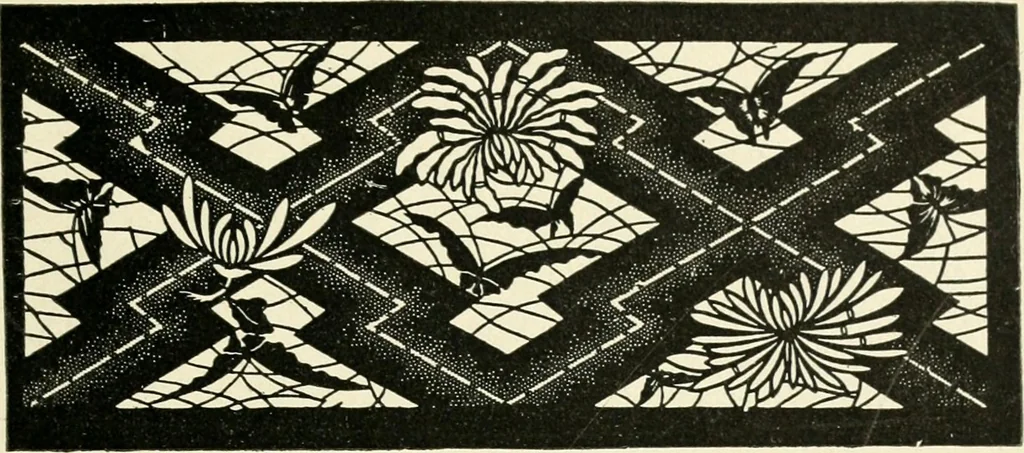 An illustration from Period decoration, 1901, leaf 76