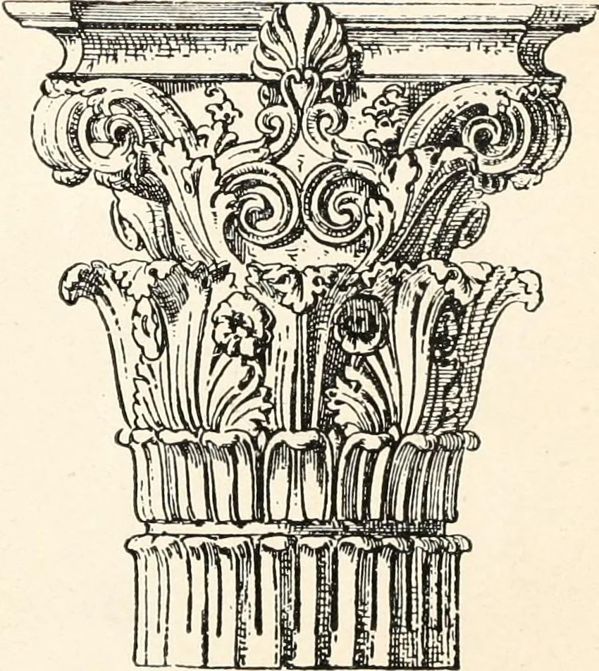 An illustration from Period decoration, 1901, leaf 81