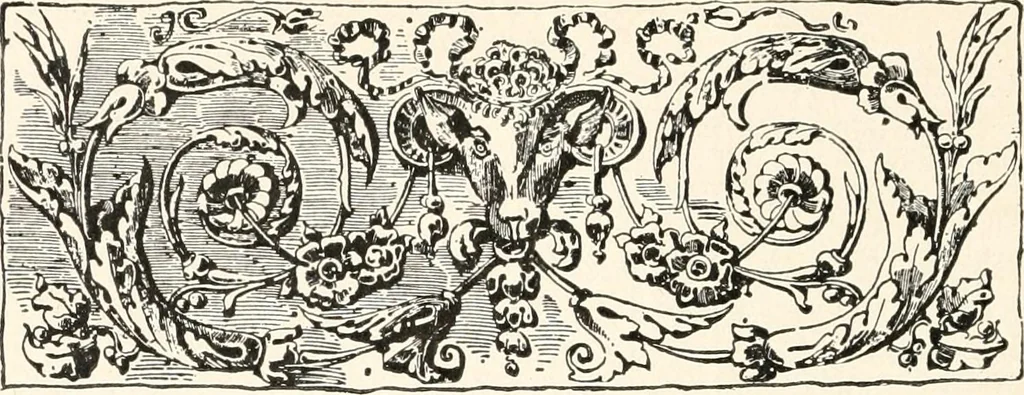An illustration from Period decoration, 1901, leaf 91