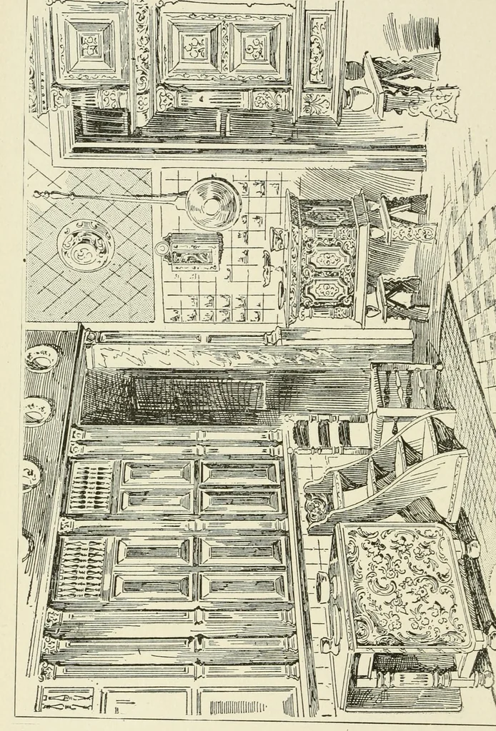 An illustration from Period decoration, 1901, leaf 105
