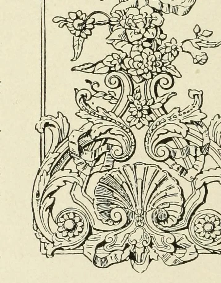 An illustration from Period decoration, 1901, leaf 139