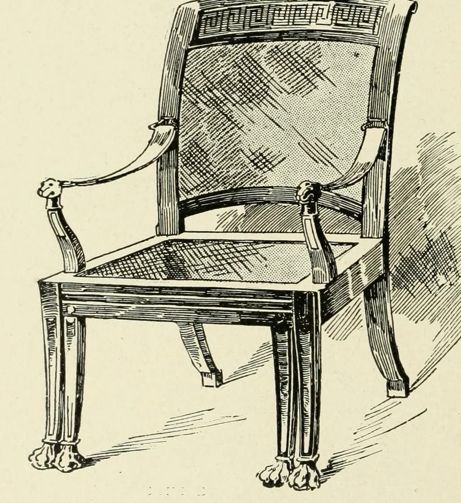 An illustration from Period decoration, 1901, leaf 155