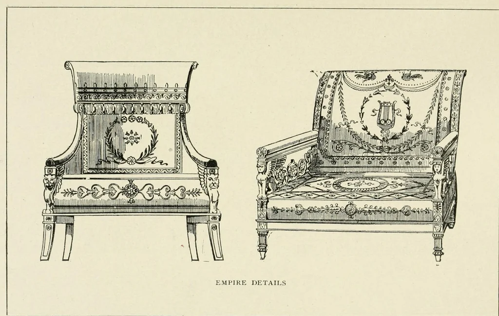 An illustration from Period decoration, 1901, leaf 156
