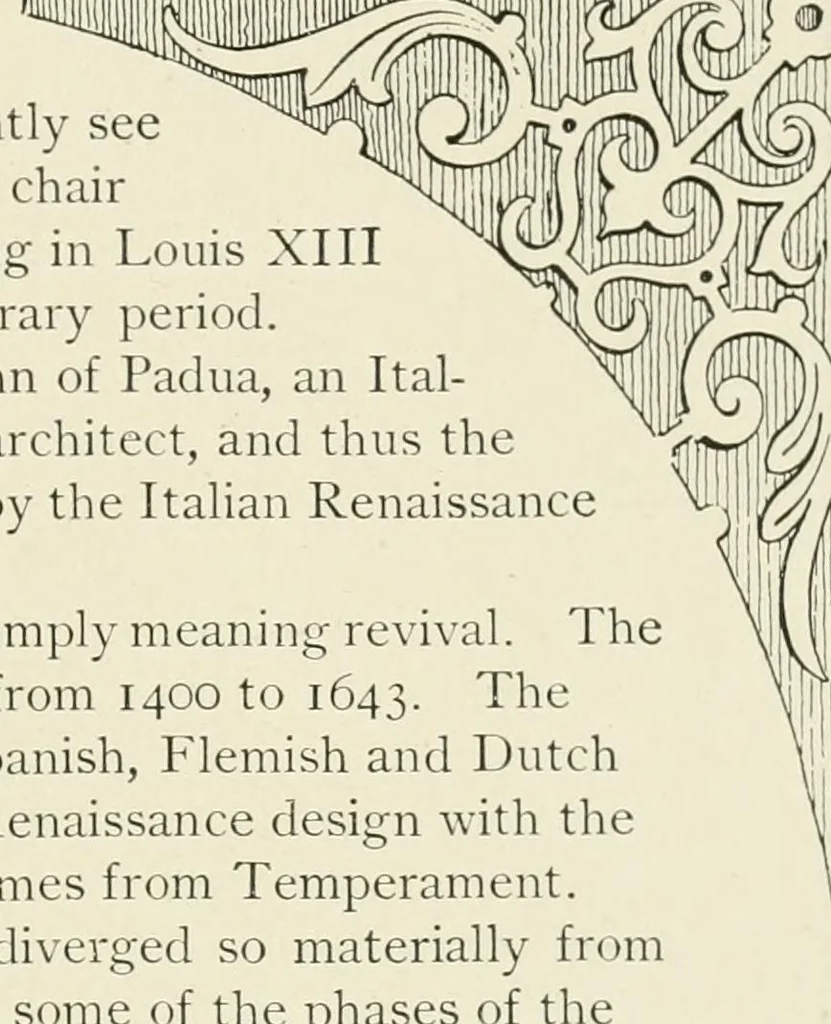 An illustration from Period decoration, 1901, leaf 164