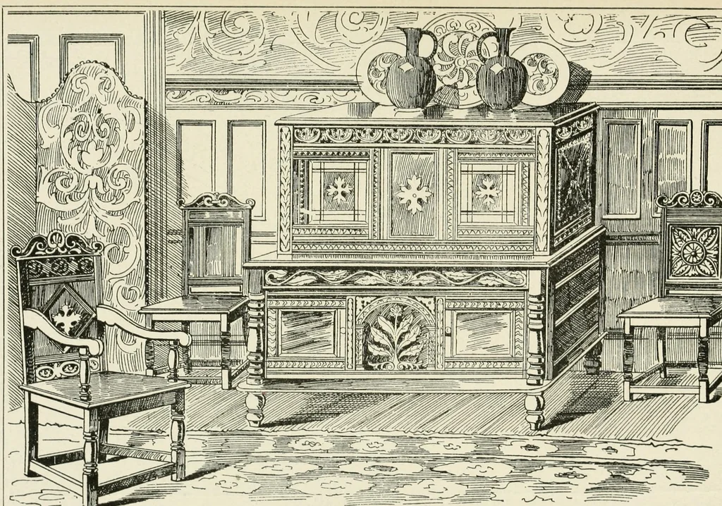 An illustration from Period decoration, 1901, leaf 166