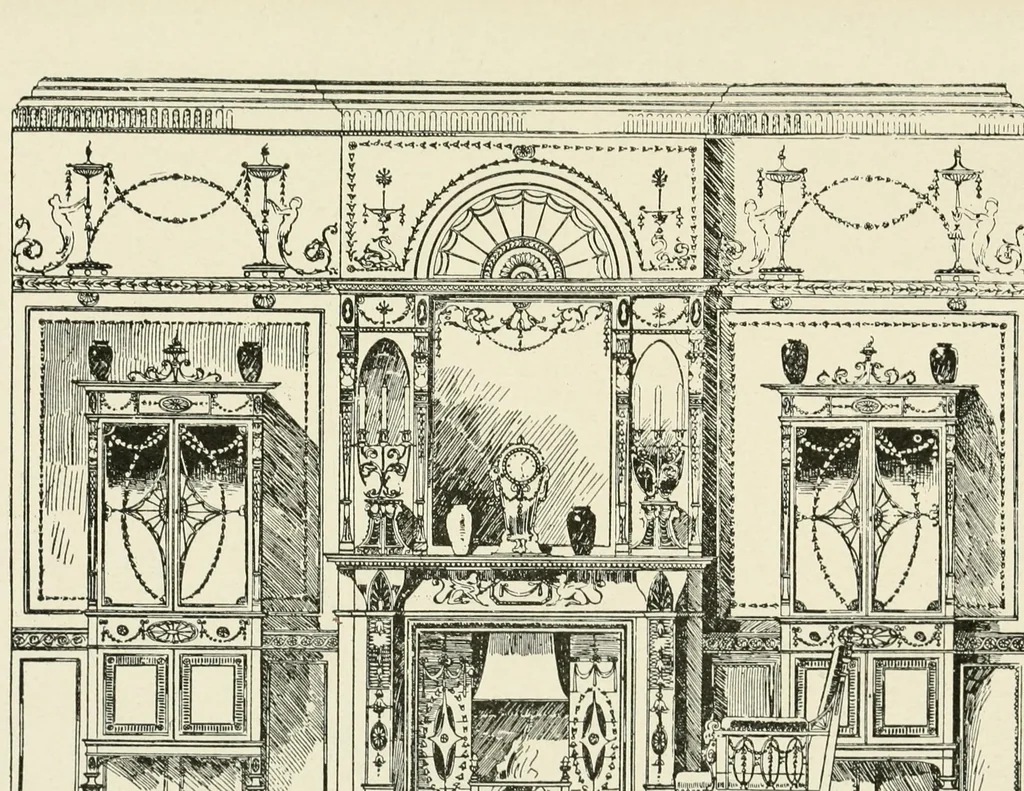 An illustration from Period decoration, 1901, leaf 178