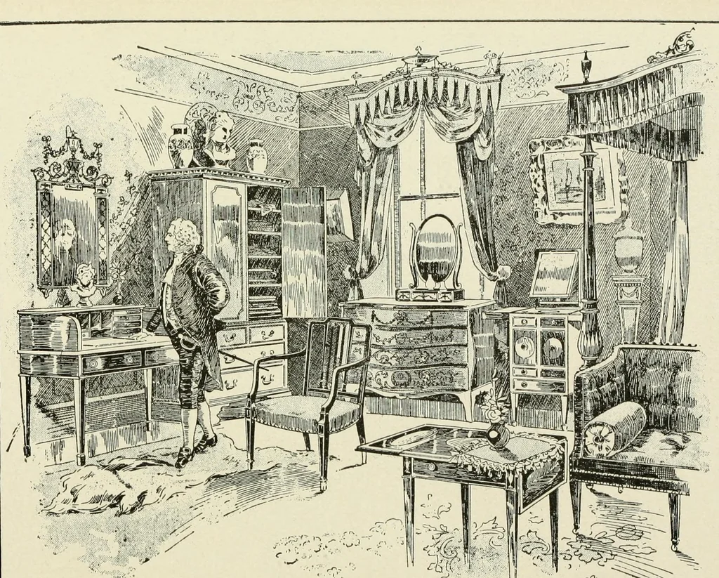 An illustration from Period decoration, 1901, leaf 181