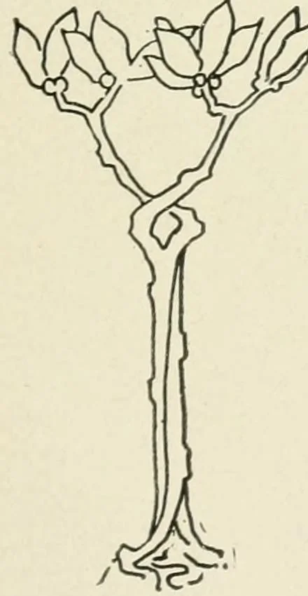 An illustration from Period decoration, 1901, leaf 214