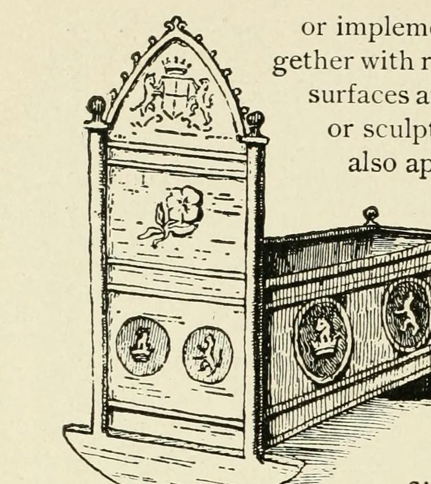 An illustration from Period decoration, 1901, leaf 245