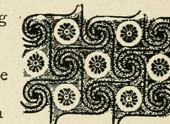 An illustration from Period decoration, 1901, leaf 25