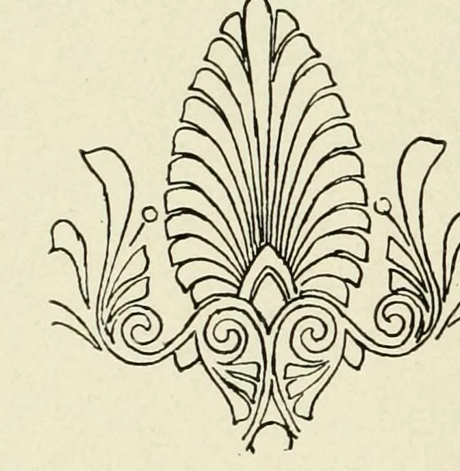 An illustration from Period decoration, 1901, leaf 83