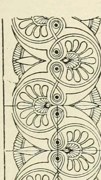 An illustration from Period decoration, 1901, leaf 90