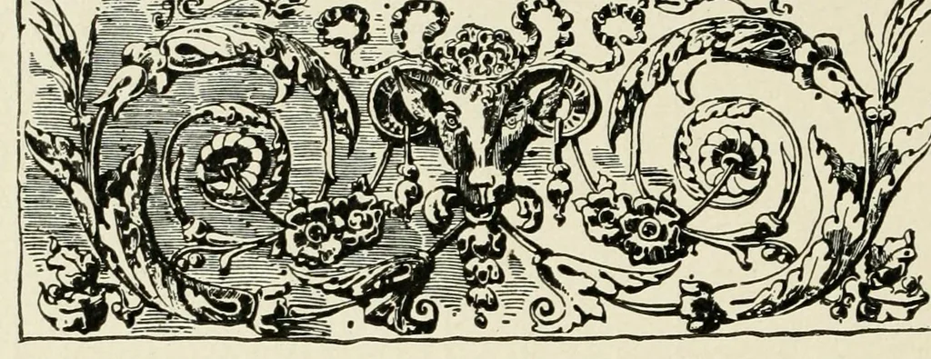 An illustration from Period decoration, 1901, leaf 91