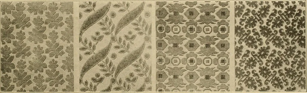 An illustration from Period furnishings; an encyclopedia of historic furniture, decorations and furnishings, 1911, leaf 102