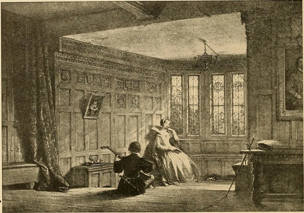 An illustration from Period furnishings; an encyclopedia of historic furniture, decorations and furnishings, 1911, leaf 119