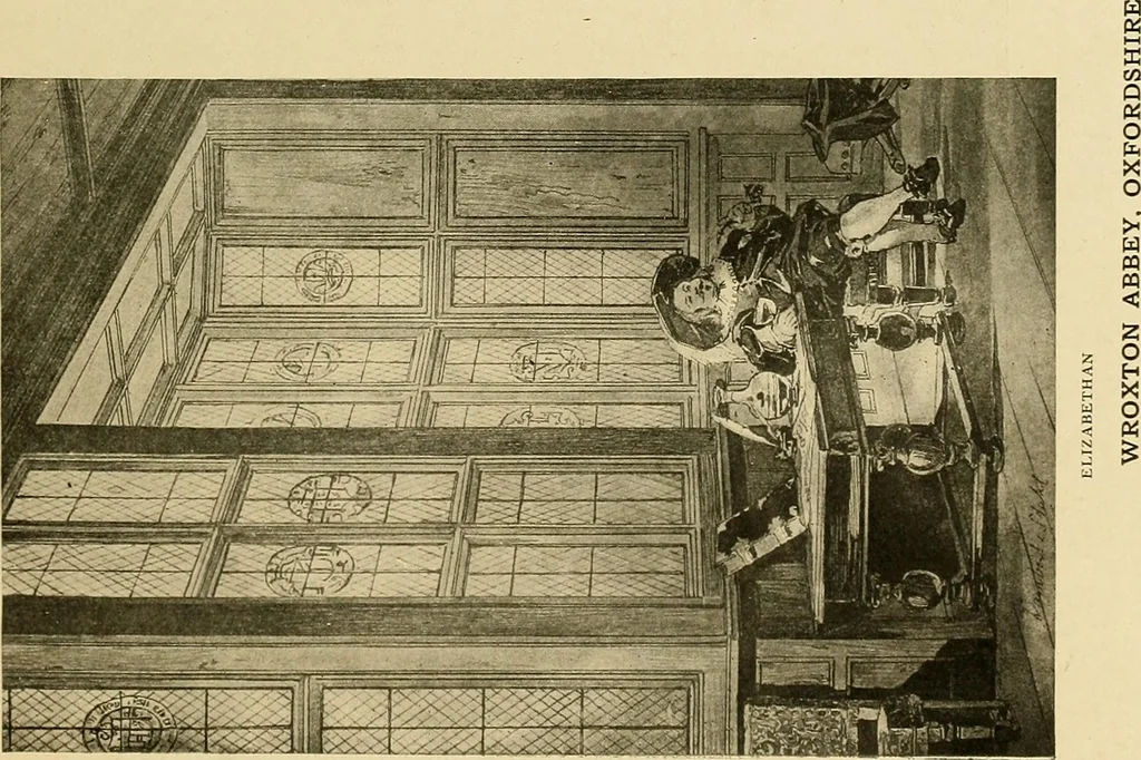 An illustration from Period furnishings; an encyclopedia of historic furniture, decorations and furnishings, 1911, leaf 120