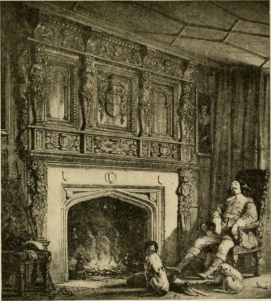 An illustration from Period furnishings; an encyclopedia of historic furniture, decorations and furnishings, 1911, leaf 122