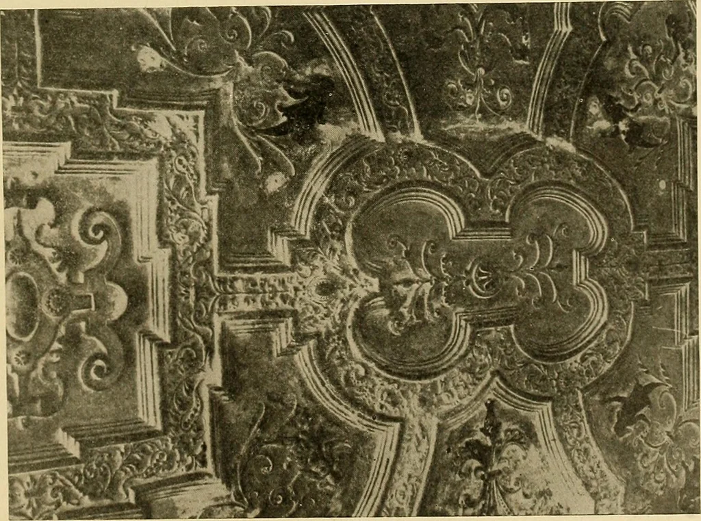 An illustration from Period furnishings; an encyclopedia of historic furniture, decorations and furnishings, 1911, leaf 122