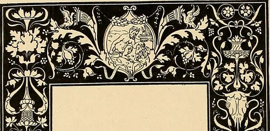 An illustration from Period furnishings; an encyclopedia of historic furniture, decorations and furnishings, 1911, leaf 125