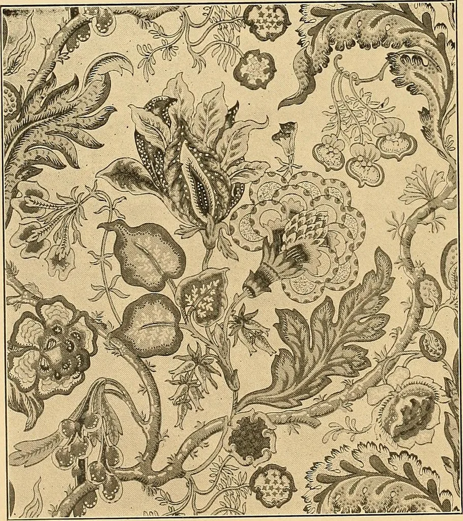 An illustration from Period furnishings; an encyclopedia of historic furniture, decorations and furnishings, 1911, leaf 125
