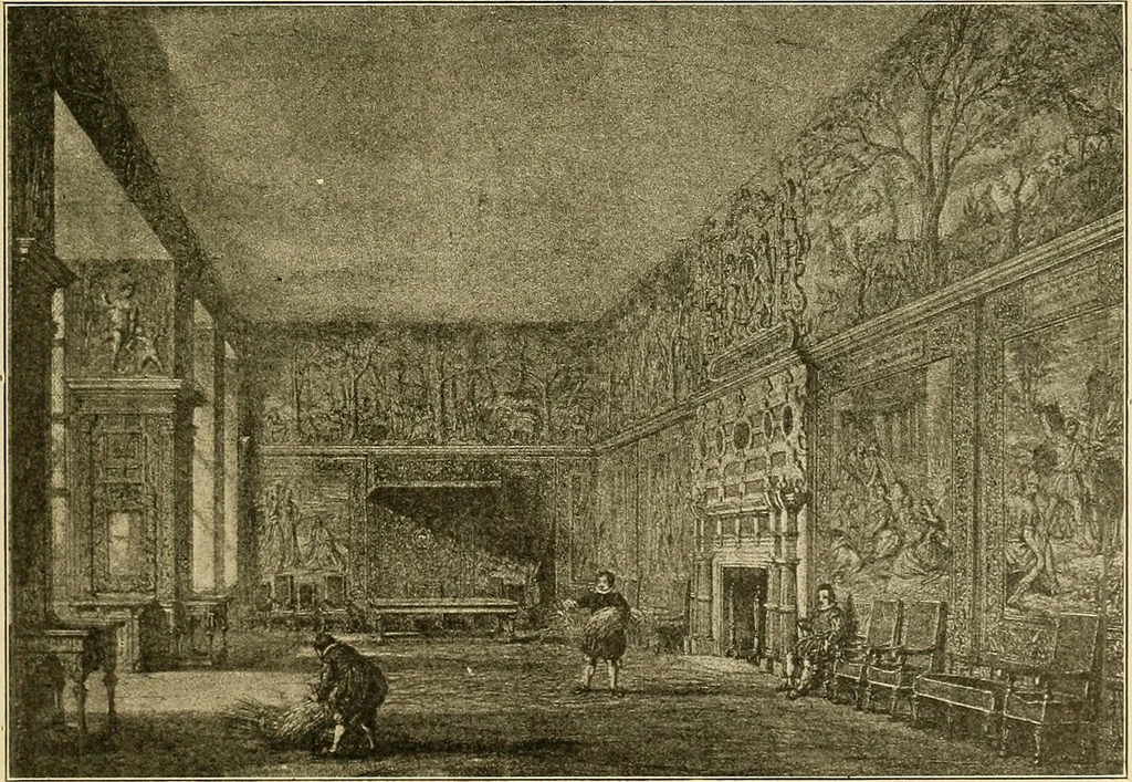 An illustration from Period furnishings; an encyclopedia of historic furniture, decorations and furnishings, 1911, leaf 132