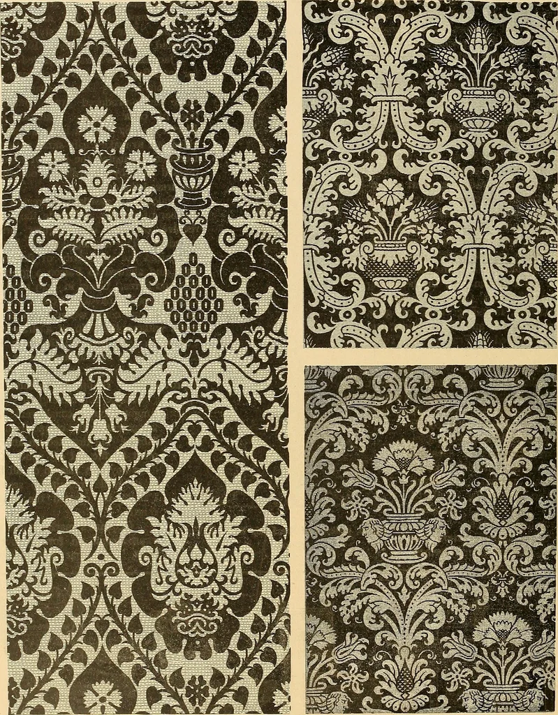 An illustration from Period furnishings; an encyclopedia of historic furniture, decorations and furnishings, 1911, leaf 141
