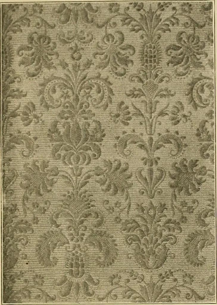 An illustration from Period furnishings; an encyclopedia of historic furniture, decorations and furnishings, 1911, leaf 142