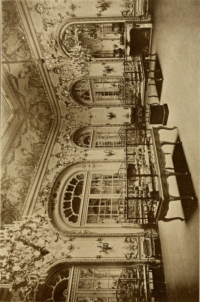 An illustration from Period furnishings; an encyclopedia of historic furniture, decorations and furnishings, 1911, leaf 152