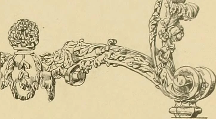 An illustration from Period furnishings; an encyclopedia of historic furniture, decorations and furnishings, 1911, leaf 158