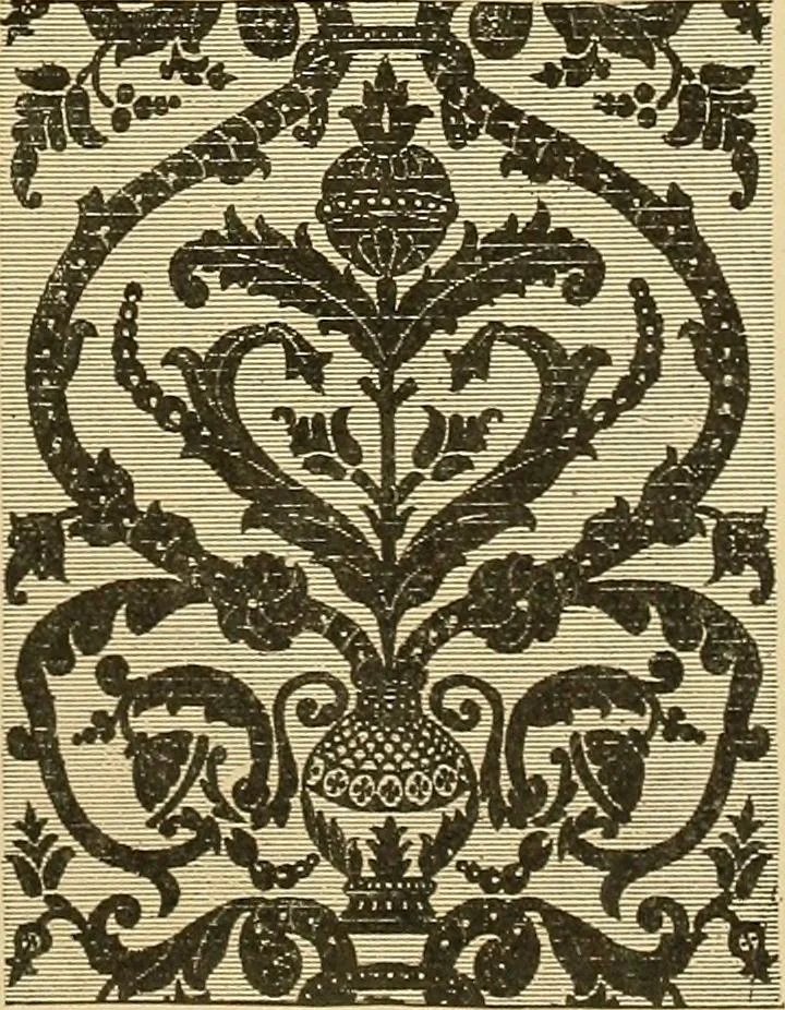 An illustration from Period furnishings; an encyclopedia of historic furniture, decorations and furnishings, 1911, leaf 160