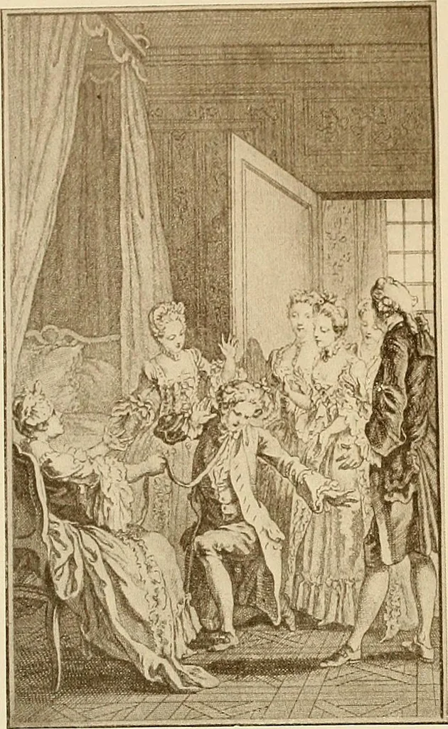An illustration from Period furnishings; an encyclopedia of historic furniture, decorations and furnishings, 1911, leaf 167