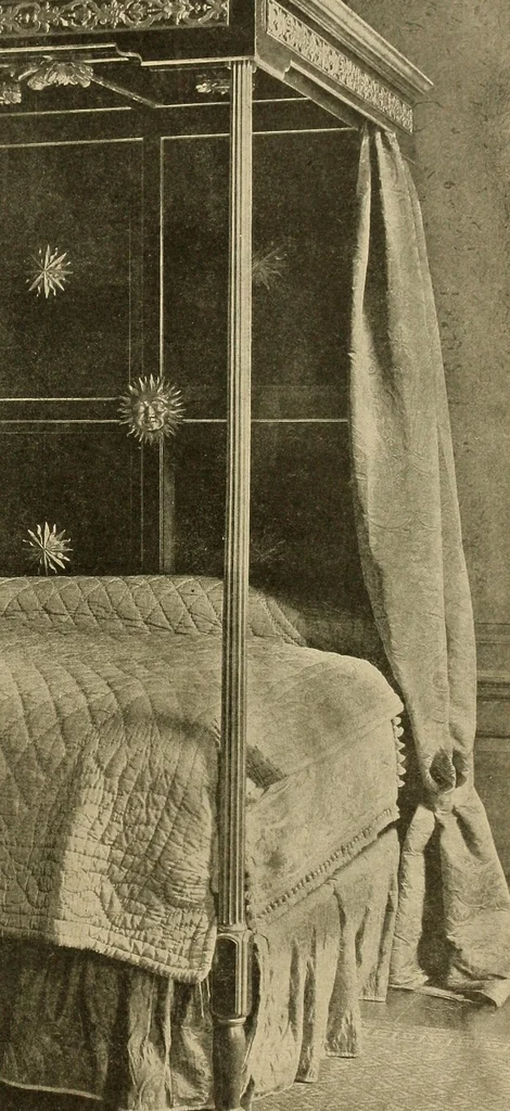 An illustration from Period furnishings; an encyclopedia of historic furniture, decorations and furnishings, 1911, leaf 198