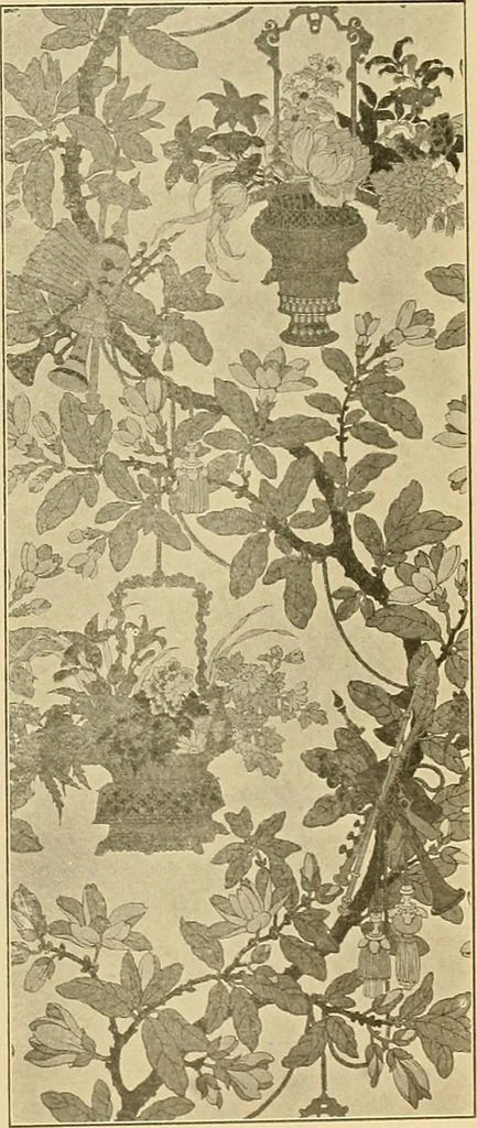An illustration from Period furnishings; an encyclopedia of historic furniture, decorations and furnishings, 1911, leaf 210