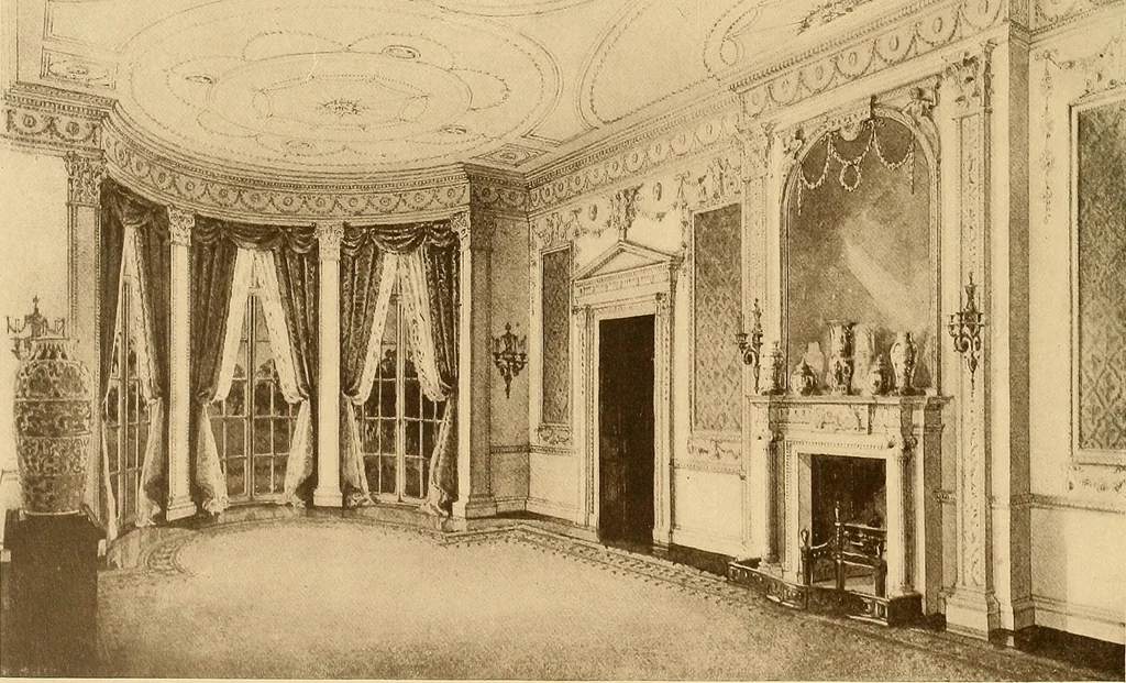 An illustration from Period furnishings; an encyclopedia of historic furniture, decorations and furnishings, 1911, leaf 225
